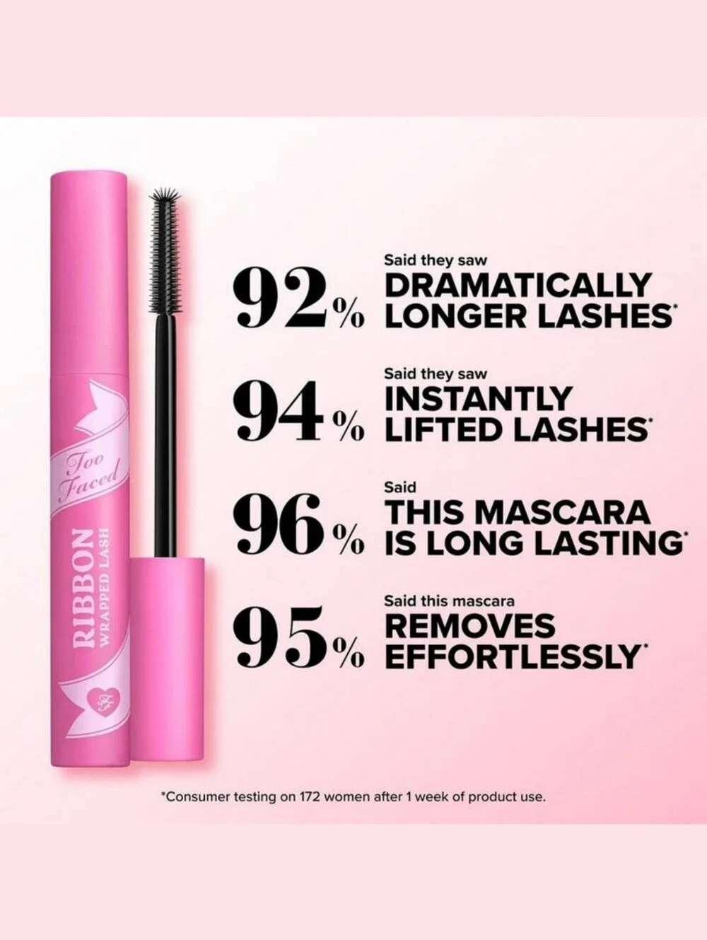 Too Faced Ribbon Mascara Travel Duo - BLACK
